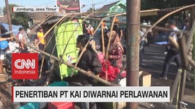 VIDEO: Penertiban PT KAI Diwarnai Perlawanan