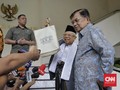 Terima Kunjungan Ma'ruf, JK Berikan Bundelan Tugas Wapres
