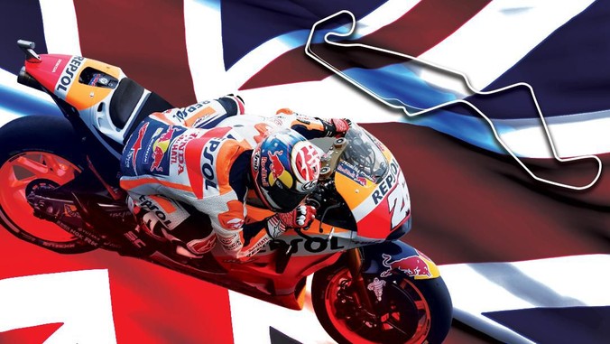 Marc Marquez start di posisi terdepan disusul Valentino Rossi. Saksikan live report MotoGP Inggris di sini.