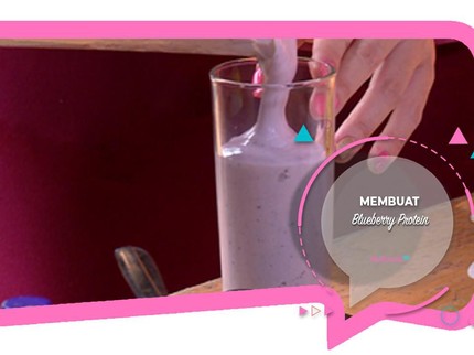 Protein Bluberi, Minuman Diet untuk Bunda Nggak Suka Susu