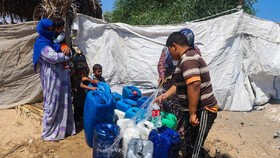 ACT Distribusikan Ratusan Liter Air Bersih di Palestina