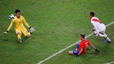 FOTO: Langkah Gemilang Peru ke Final Copa America Peru berhasil lolos ke final Copa America 2019 dengan mengalahkan Chile. Berikut foto-foto pilihan laga tersebut.