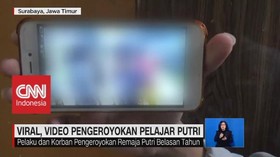 VIDEO: Viral! Video Pengeroyokan Pelajar Putri di Surabaya