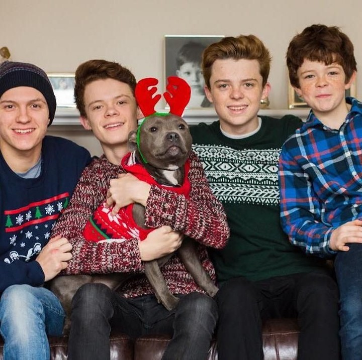<p>Sebagai anak sulung, Tom sangat menyayangi ketiga saudara laki-lakinya. Ia juga kerap mengunggah foto mereka berempat. (Foto: Instagram @harryholland64)</p>