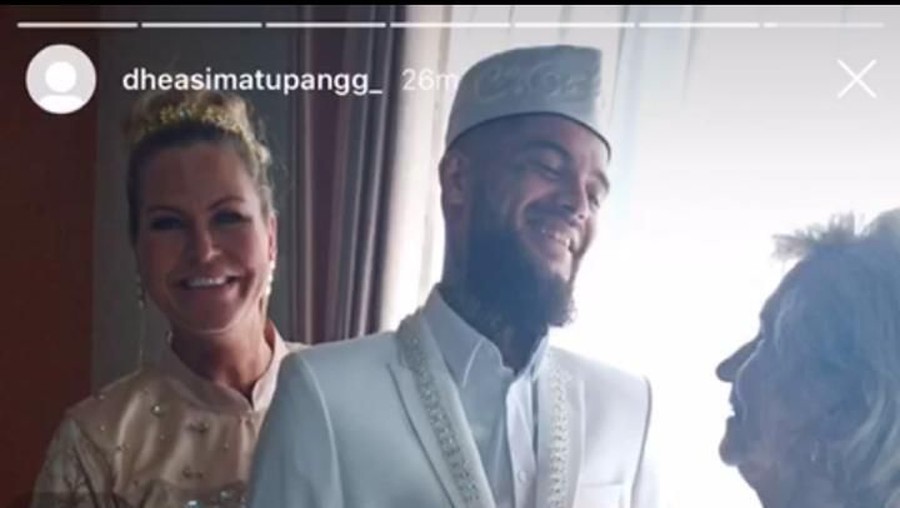 Diego Michiels resmi menikahi Dhea Simatupang.
