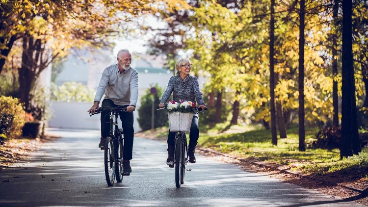 Keeping the body strong with regular bicycle rides