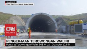 VIDEO: Pengerjaan Terowongan Walini
