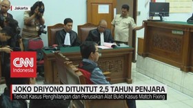 VIDEO: Joko Driyono Dituntut 2,5 Tahun Penjara