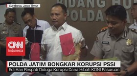 VIDEO: Polda Jatim Bongkar Korupsi PSSI