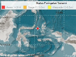 Gempa Bumi Terkini M 4,6 Guncang Ternate Maluku Utara
