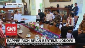 VIDEO: Penyanyi Rap Rich Brian Bertemu Jokowi