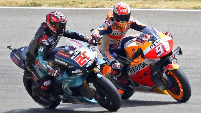 Pebalap tim Petronas Yamaha, Fabio Quartararo, berharap bisa mengalahkan Marc Marquez sebelum balapan MotoGP 2019 berakhir.