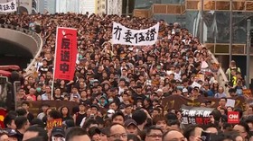 VIDEO: Demo di Hong Kong Berujung Ricuh, Enam Orang Ditahan