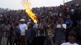 FOTO: Romantisme Dentum Kuluwung di Bogor Kuluwung berdentum saat dibunyikan, layaknya suasana perang di zaman kolonial Belanda.
