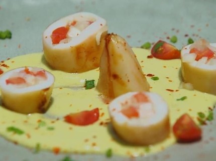 Resep Cumi Panggang Saus Alpukat, Gurih Nikmat Lekat di Lidah