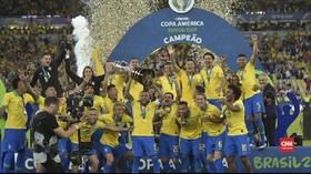 VIDEO: Timnas Brasil Akhiri Paceklik Gelar Copa America