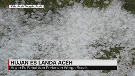 VIDEO: Hujan Es Landa Aceh