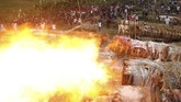 FOTO: Romantisme Dentum Kuluwung di Bogor Kuluwung berdentum saat dibunyikan, layaknya suasana perang di zaman kolonial Belanda.