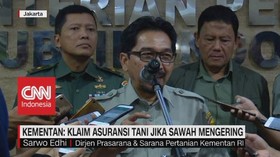 VIDEO: Kementan: Klaim Asuransi Tani Jika Sawah Mengering