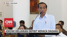 VIDEO: Jokowi Keluhkan Defisit Neraca Dagang