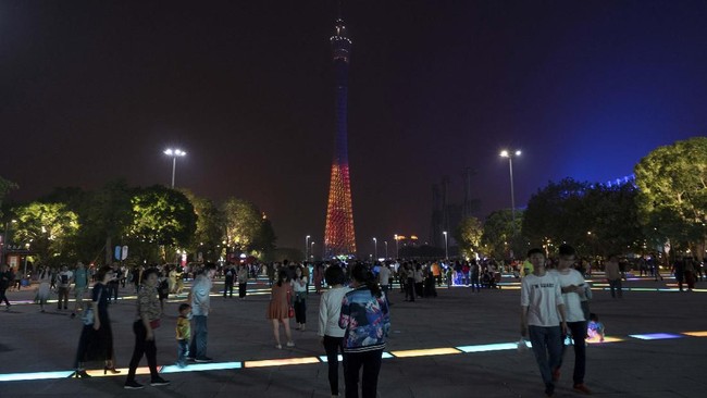 FOTO: Melihat Guangzhou dari Menara Kanton