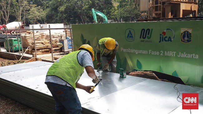 FOTO: Menanti MRT Fase II Melintas Hingga Harmoni dan Kota