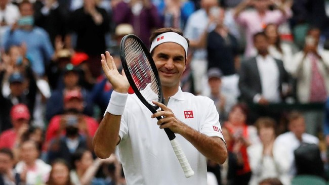 Petenis unggulan kedua asal Swiss Roger Federer akan menghadapi unggulan kedelapan asal Jepang, Kei Nishikori, di babak perempat final Wimbledon 2019.