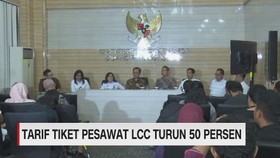 VIDEO: Tarif Tiket Pesawat LCC Turun 50%