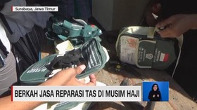VIDEO: Berkah Jasa Reparasi Tas di Musim Haji