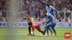 Babak Pertama Liga 1: Persib vs Persija Tanpa Gol