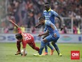 Babak Pertama Liga 1: Persib vs Persija Tanpa Gol