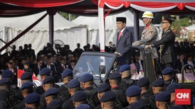 HUT Bhayangkara ke-74, Jokowi Pimpin Upacara via Online