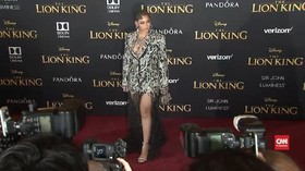 VIDEO: Beyonce Curi Perhatian di Gala Premiere 'Lion King'