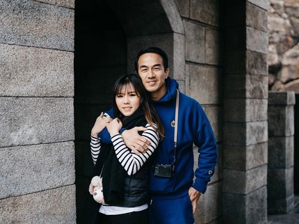 6 Foto Mesra Pemeran Sub-Zero 'Mortal Combat' Joe Taslim & Istri
