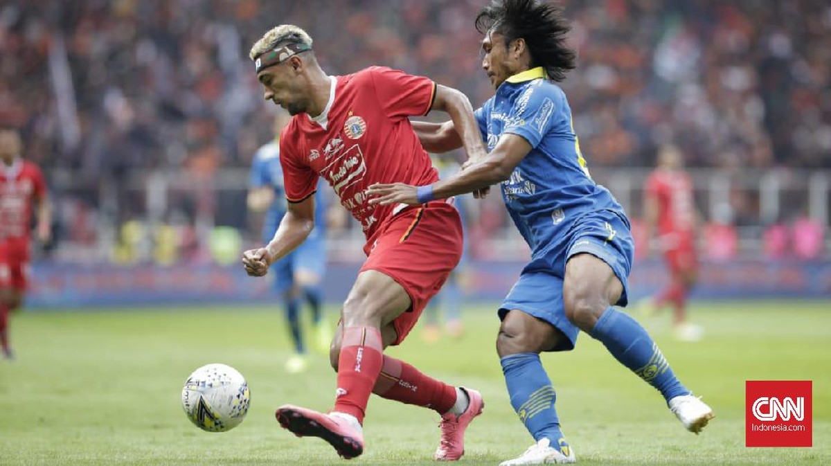 FOTO: Duel Panas Persija vs Persib Berakhir Antiklimaks