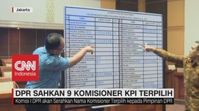 VIDEO: DPR Sahkan 9 Komisioner KPI Terpilih