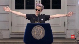 VIDEO: Sumpah Serapah Rapinoe di Pesta Timnas Wanita AS