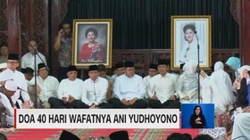 VIDEO: Doa 40 Hari Wafatnya Ani Yudhoyono