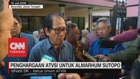 VIDEO: Penghargaan ATVSI Untuk Almarhum Sutopo