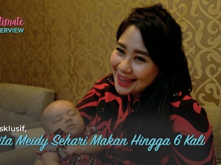 ASI Eksklusif, Chikita Meidy Sehari Makan Hingga 6 Kali
