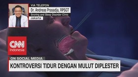 VIDEO: Kontroversi Tidur Dengan Mulut Diplester