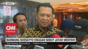 VIDEO: Bamsoet Tutup Mulut Soal Jatah Menteri Dari Golkar