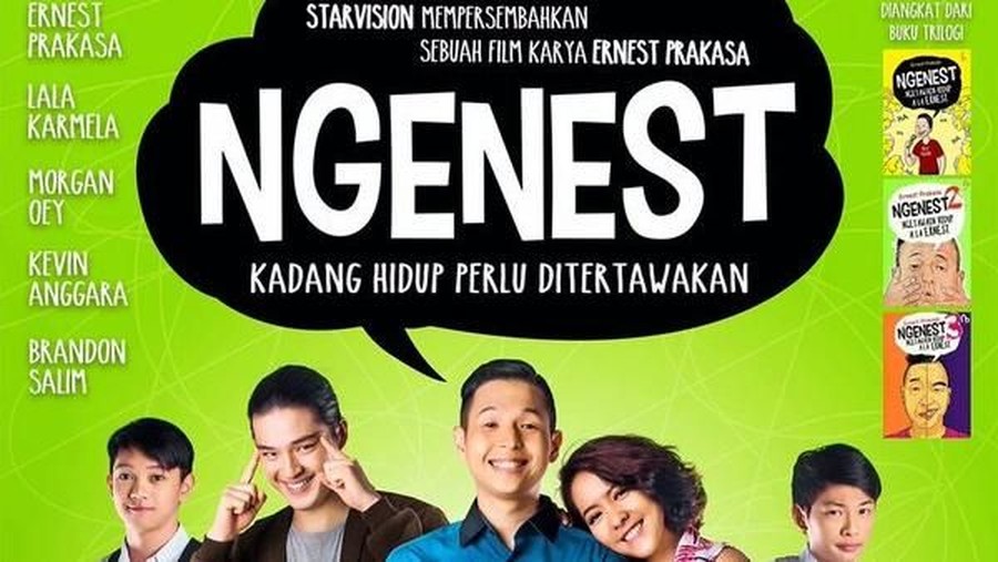 1. Ngenest (2015) Beberapa film karya Ernest Prakasa terlaris di Box Office Indonesia.