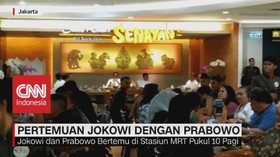 VIDEO: Dari MRT, Prabowo & Jokowi Lanjut Makan Siang Bersama
