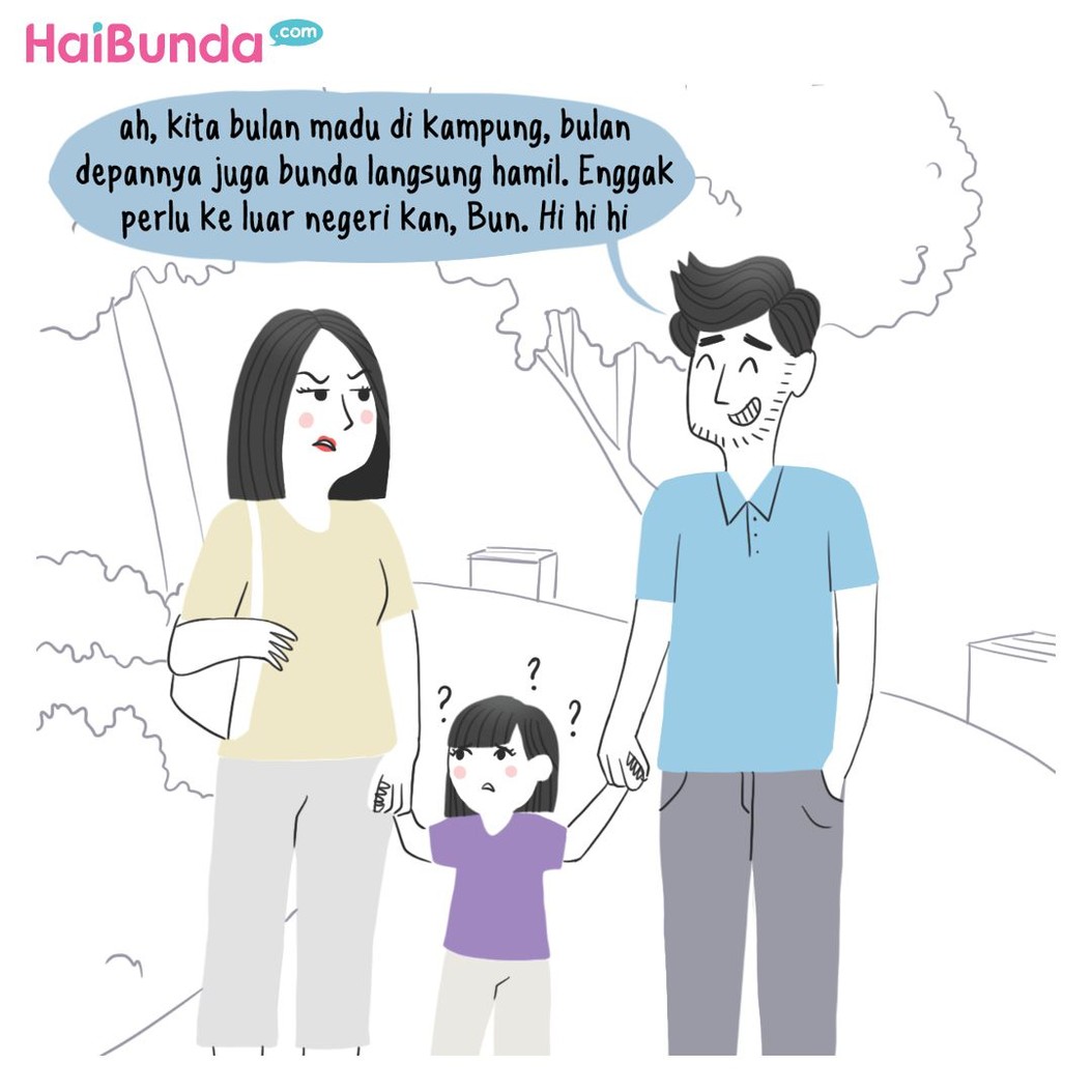 Beginilah cerita bulan madu Bunda dan Ayah di komik ini. Kalau cerita bulan madu Bunda gimana? Apa sih yang paling mengesankan? Share di kolom komentar ya.
