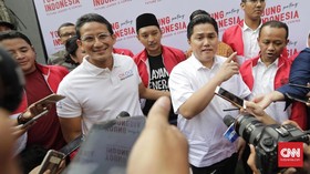 Survei Cawapres Mei-Juni, Erick Thohir-Sandiaga Uno Dominan