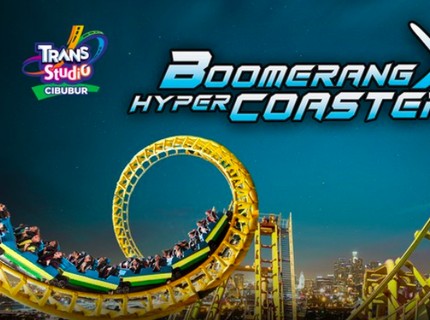 Seru! Pacu Adrenalin di Boomerang Coaster Trans Studio Cibubur