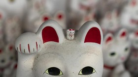 FOTO: Kuil Kucing Pembawa Keberuntungan di Jepang