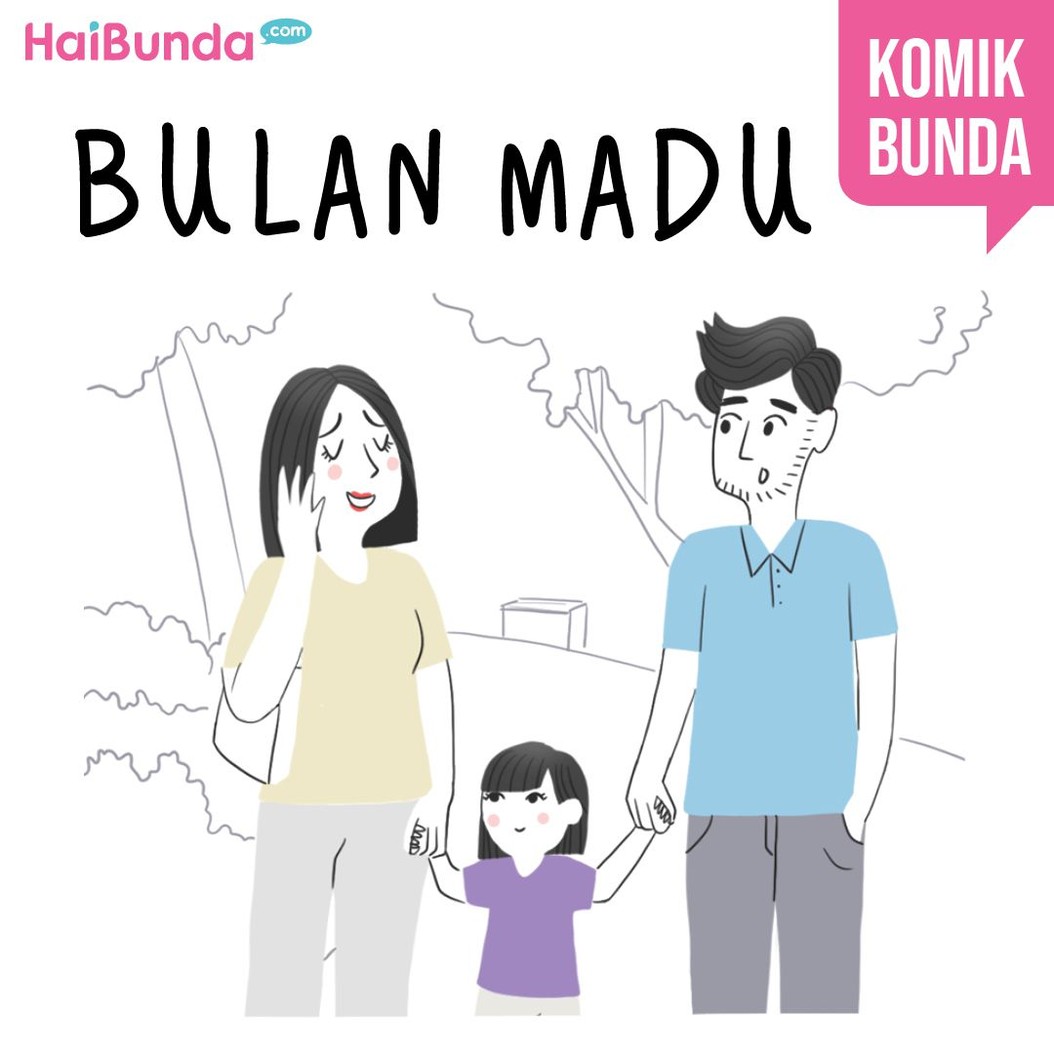 Beginilah cerita bulan madu Bunda dan Ayah di komik ini. Kalau cerita bulan madu Bunda gimana? Apa sih yang paling mengesankan? Share di kolom komentar ya.