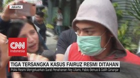 VIDEO: Tiga Tersangka Kasus Fairuz Resmi Ditahan